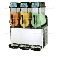 เครื่องทำสเลอปี้ 12 ลิตร x 3 (มีไฟ LED ตรงฝาปิดโถ) Slush Machine 12Lx 3 with LED lighting on lid 1602-089